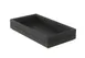 Select Concept BQ003B Stackable Utensil Holder, 6.92"W x 12.79"D x 2.24"H, Wood, Black/Cherry, Holds GN 1/3 Trays 1 image