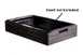 Select Concept BQ040H Storage Shelf / Organizer, 13.140"W x 20.860"D x 3.770"H, Havanna Black & Oak, Holds GN 1/1 Containers, Container Frame 1 image