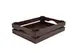 Select Concept BQ047H Cutlery Bin / Box Flatware Holder, 9.76"W x 13.38"D x 3.26"H, Havana Black / Cherry, Wood 1 image