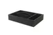Select Concept BQ100B Cutlery Tray, 9.44"W x 13.77"D x 2.75"H, 3 Section, Oak, Black 1 image