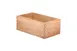 Select Concept BQ127L Cutlery Box - 5.9"W x 10.23"D x 3.93"H Wood Utensil Holder, Black/Cherry Finish 1 image