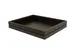 Select Concept BQ202B Stackable Utensil Holder, 10.43W x 12.79D x 2.25H, Black/Cherry Wood, Holds GN 1/2 1 image