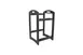 Select Concept BQ207B 2-Tier Oak Wood Black Stand 11.490"W x 11.690"D x 19.400"H Holds GN 1/2 1 image