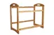 Select Concept BQ208L Tiered Stand, 2-Tier Black Oak Wood, 8.260" W x 3.930" H, Holds GN 1/1 & 1/2 1 image