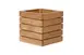 Select Concept BQ233L Cutlery Box - 7.87" W x 7.87" D x 7.87" H Oak Wood Utensil Holder, Black/Cherry Finish 1 image