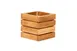 Select Concept BQ234L Cutlery Box - 5.9"W x 5.9"D x 5.9"H Wood Utensil Holder, Black/Cherry Finish 1 image