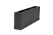 Select Concept BQ303B Cutlery Tray - 3-Compartment Wood Organizer, 2.36" x 14.29" x 5.11", Black/Oak Finish 1 image