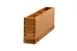 Select Concept BQ303L Cutlery Tray, 3-Compartment Wood Utensil Holder with Black/Cherry Finish, 2.4" W x 14.3" D x 5.1" H 1 image