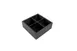 Select Concept BQ720B Tea Box Utensil Holder, 7.87W x 7.87D x 2.87H, Wood, Black/Cherry Oak Finish 1 image