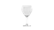 ONIS O-1006116 Wine Glass - 4.10" Stemmed All-Purpose Glass, 20.3 oz Capacity, Soda Lime Crystal 1 image