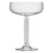 ONIS O-1006250 NYC Coupe Glass, 9.75 oz, 4.37" Diameter x 5.94" Height Stem Base, Clear Glass 1 image