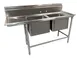 Advance Tabco 94-62-36-36L (2) Two Compartment Sink 1 image