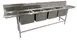 Advance Tabco 94-64-72-24RL (4) Four Compartment Sink 1 image