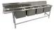 Advance Tabco 94-64-72-36L (4) Four Compartment Sink 1 image