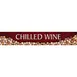 Beverage Air 409-422C-121 Cork Chilled Wine Sign, MMR/MMRR49 Vinyl, 12" x 8" Menu Type 1 image
