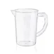 Carlisle 02364 Araven Measuring Cup, 1 Qt., Clear Polypropylene, BPA Free, Dishwasher Safe 1 image