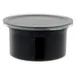Carlisle 030003 Classic Crock, 0.6 Qt, Black, SAN, High-Gloss Finish, Dishwasher Safe 1 image