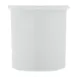 Carlisle 030102 Classic Crock, 1.2 qt., White, SAN, Round, 5" Diameter, Snap-on Lid - 1/Each 2 image