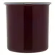 Carlisle 030201 Classic Crock, 2.7 qt., Brown, SAN, High-Gloss Finish, Snap-On Lid - 1/Each 2 image