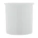 Carlisle 030202 Classic Crock, 2.7 qt., White, SAN, Snap-on Lid, Dishwasher Safe 2 image