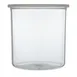 Carlisle 030207 Classic Crock, 2.7 Qt Clear SAN Round 6" Diameter, Snap-On Lid, Dishwasher Safe 2 image