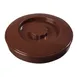 Carlisle 047528 Tortilla Server, 7.5" Base & Lid, Stackable, Brown PP, NSF Certified - 1/Each 1 image
