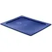 Carlisle 10232B60 1/2 Size Pan Lid, Polyethylene Dark Blue, Leak‑Resistant, Dishwasher‑Safe 1 image