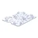 Carlisle 1023507 StorPlus Drain Shelf, 1/2-Size Food Pan, Footed, Polycarbonate, Clear 2 image