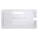 Carlisle 10271U07 StorPlus Lid, 1/3-Size Food Pan, Handled, Notched, Polycarbonate, Clear, NSF 2 image