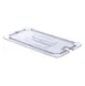 Carlisle 10271U07 StorPlus Lid, 1/3-Size Food Pan, Handled, Notched, Polycarbonate, Clear, NSF 1 image