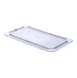 Carlisle 10276U07 StorPlus Lid, 1/3-Size Food Pan, Flat, Polycarbonate, Clear, Made in USA 1 image