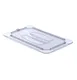 Carlisle 10290U07 StorPlus Universal Lid for 1/4-Size Pan, Stackable, Clear Polycarbonate, NSF, USA 1 image