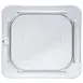 Carlisle 10316U07 StorPlus Universal Lid, 1/6-Size, Flat, Polycarbonate, Clear, Non-Slip Finish 2 image
