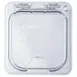 Carlisle 10319Z07 Universal Lid, 1/6 Size Polycarbonate Clear, Hinged, Notched, Peg Hole & Handle 2 image