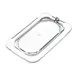 Carlisle 10336U07 StorPlus Lid, 1/9-Size Flat Polycarbonate Clear NSF, Made in USA 1 image