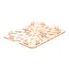 Carlisle 1043513 StorPlus Drain Shelf, 1/2-Size Pan, Footed, Notched, PES Amber, NSF, BPA Free 2 image