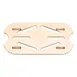 Carlisle 1053513 Drain Shelf, 1/9‑Size Pan, Footed, Notched, Amber, NSF, BPA‑Free, Dishwasher Safe 2 image