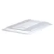Carlisle 1061707 StorPlus Lid, 18"L x 12"W Clear Polycarbonate, Stackable, NSF Certified, Made in USA 1 image