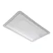 Carlisle 1063702 StorPlus Food Storage Lid, 18"L x 12"W, White PE, Lock‑Tight, Stackable - 1/Each 2 image