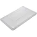 Carlisle 1063702 StorPlus Food Storage Lid, 18"L x 12"W, White PE, Lock‑Tight, Stackable - 1/Each 1 image