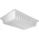 Carlisle 1064802 StorPlus Colander, 26"L x 18"W x 5"H, Perforated/Slotted, Poly, White, NSF 2 image
