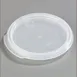 Carlisle 1077030 Storplus Lid for 1 Qt Round Container, Double Seal, Polypropylene, Translucent 1 image