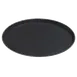 Carlisle 1100GL004 GripLite Non-Skid Serving Tray, 11-1/4" Dia., Round, Polypropylene, Black 1 image