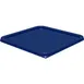 Carlisle 1197260 Food Storage Lid, Fits 12-22 qt Square, Poly, Royal Blue, NSF, Made in USA 1 image