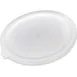 Carlisle 120202 Food Storage Lid for 12, 18, 22 Qt Containers, White Polyethylene, NSF, BPA Free 1 image