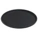 Carlisle 1400GL004 Non‑Skid Serving Tray, 14‑5/8" Dia., Round, Polypropylene, Black 1 image