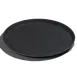 Carlisle 1600GL004 GripLite Non-Skid Serving Tray, 16 7/16" Round, Polypropylene, Black 1 image