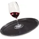 Carlisle 1600GR2004 Griptite Non-Skid Serving Tray, 16" Round, Fiberglass, Black 2 image