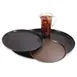 Carlisle 1600GR2076 Non‑Skid Serving Tray, 16" Diameter, Round Fiberglass, Brown, Stain‑Resistant 2 image