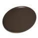 Carlisle 1600GR2076 Non‑Skid Serving Tray, 16" Diameter, Round Fiberglass, Brown, Stain‑Resistant 1 image
